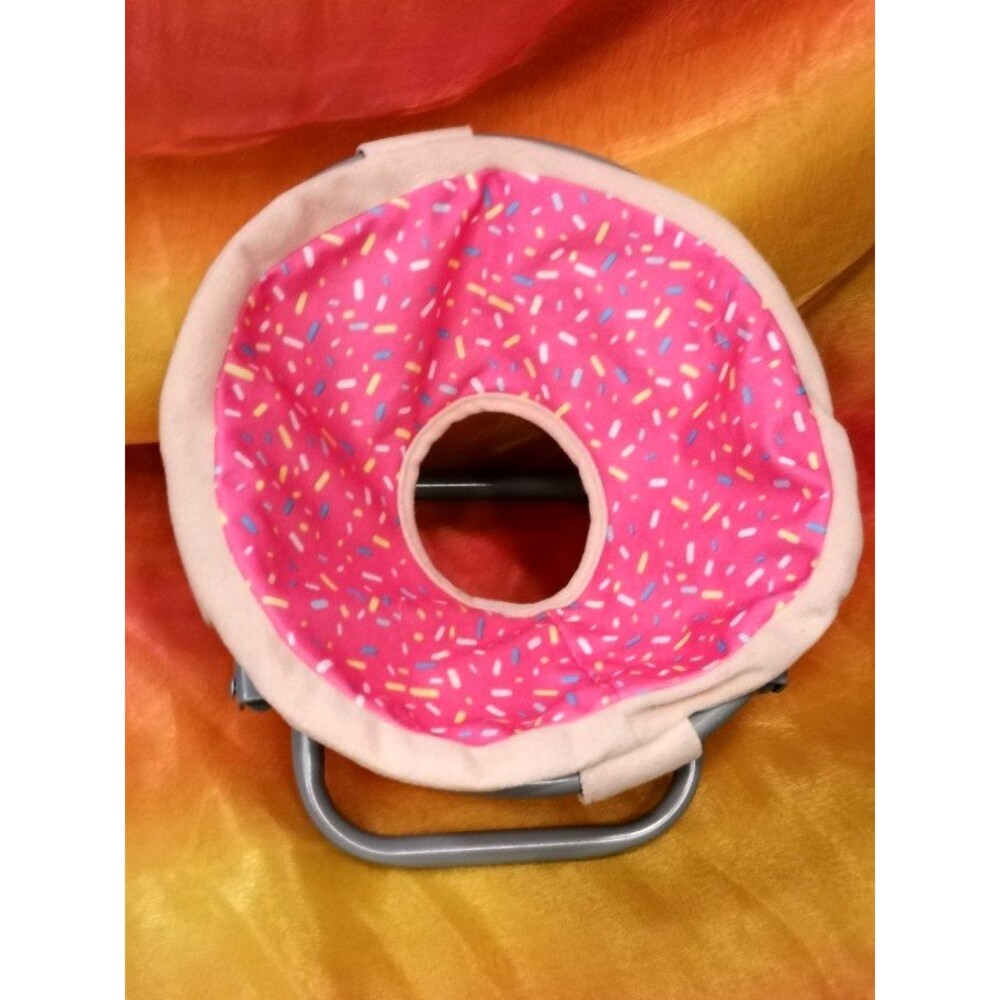 My Life As Pink Donut Saucer Chair for 18" Dolls. No Doll , Donut Chair Only